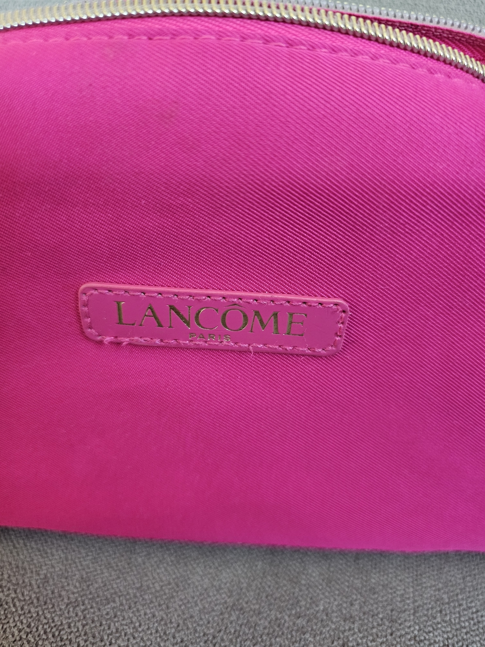 Lancôme Hot Pink Cosmetic Makeup Bag